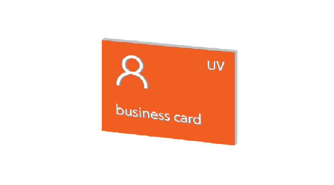 Λαμιναριστή Κάρτα με UV όγκου